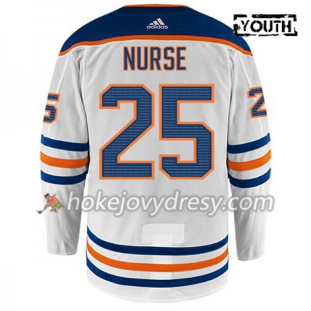 Dětské Hokejový Dres Edmonton Oilers DARNELL NURSE 25 Adidas Bílá Authentic